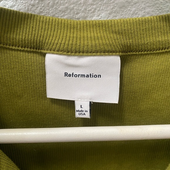 Reformation RaelynnButton-Up Women's Top - Picture 4 of 4